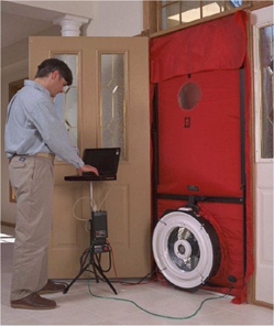 install blower door