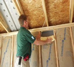 installing wall insulation